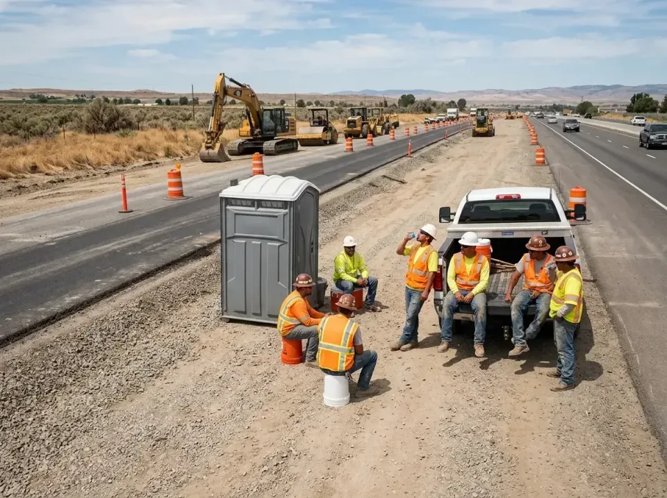 highway-road-construction-crew-007 — frequently asked questions, Porta Potty and Restroom Rentals in Bowling Green, MO